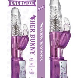 ENERGIZE HER BUNNY 1 PURPLE RABBIT VIBRATOR