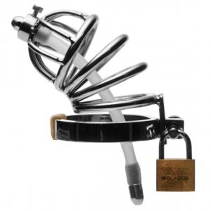 MASTER SERIES REPRESSOR LOCKING CHASTITY CAGE
