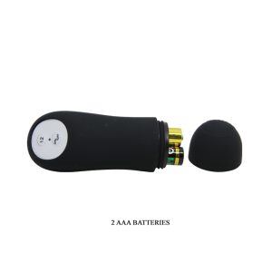 PRETTY LOVE VIBRATING BEAD BUTT PLUG BLACK