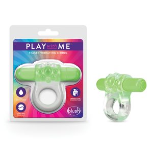 PLAY WITH ME TEASER VIBRATING C-RING GREEN