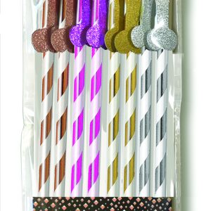 GLITTERATI STRAWS TALL