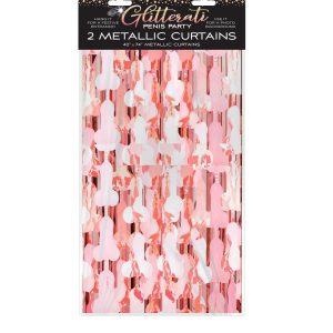 GLITTERATI PENIS FOIL CURTAIN
