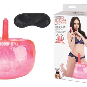 (WD) LUX FETISH INFLATABLE SEX CHAIR W/ VIBRATING DILDO