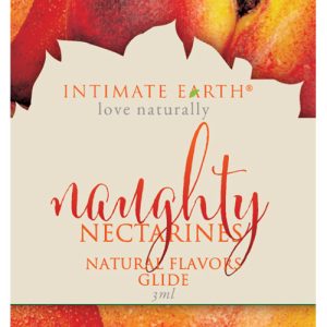 INTIMATE EARTH NAUGHTY NECTARINES GLIDE FOIL PACK 3ml (EACHES)