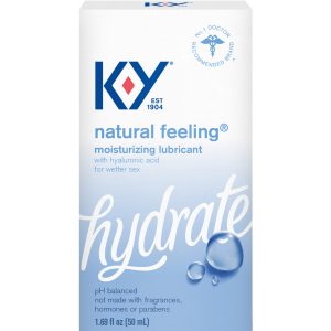 KY NATURAL FEELING LUBRICANT W/ HYALURONIC ACID 1.69OZ