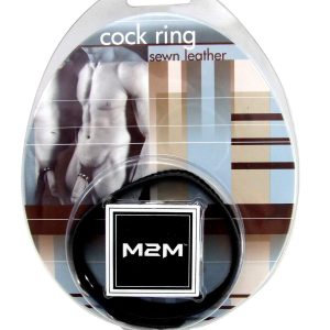 RING LEATHER 3 SNAPS BLACK
