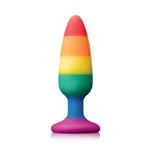 COLOURS PRIDE EDITION PLEASURE PLUG MEDIUM RAINBOW