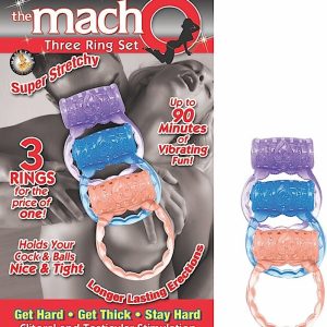 MACHO COLLECTION THREE RING SET