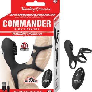 COMMANDER REMOTE CONTROL VIBRATING CLIMAXER BLACK