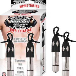 (WD) MACK TUFF NIPPLE TEASERS SILVER/BLACK