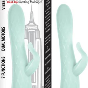 (WD) VIBES OF NEW YORK HEAT-UP ROTATING MASSAGER AQUA