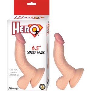 HERO 6.5IN CURVED LOVER DILDO