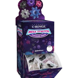MEGA STRETCH SILICONE PLEASURE RING 72PC POP
