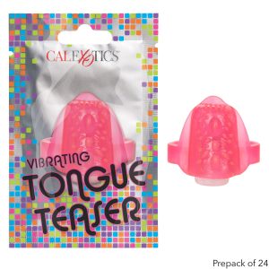 (WD) FOIL PACK VIBRATING TONGU TEASER PINK 24PK