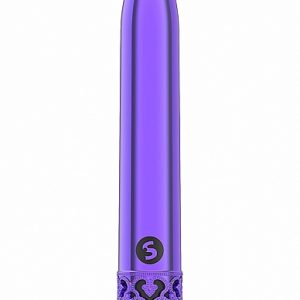 ROYAL GEMS SHINY PURPLE ABS BULLET RECHARGEABLE