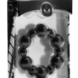 MASTER SERIES SILICONE BEADED COCK RING