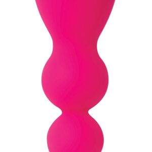 ADAM & EVE SILICONE BOOTY BLISS VIBRATING BEADS PINK