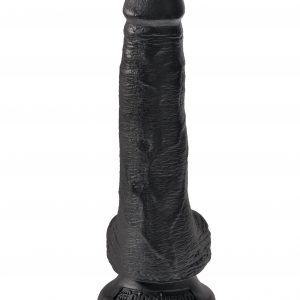 KING COCK 6 IN COCK W/BALLS BLACK