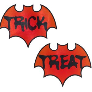 (WD)PASTEASE BLOOD ORANGE TRIC TREAT HALLOWEEN BAT
