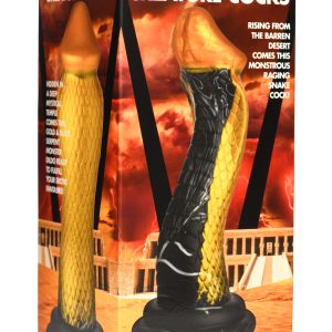 CREATURE COCKS GOLDEN MAMBA SILICONE DILDO