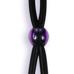 SILICONE COCK TIES BLACK