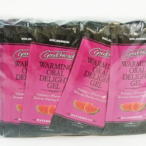 GOODHEAD WARMING ORAL DELIGHT GEL WATERMELON 48 PCS 0.24 OZ