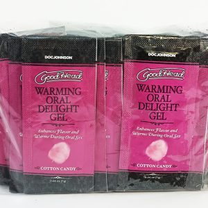 GOODHEAD WARMING ORAL DELIGHT GEL COTTON CANDY 48 PCS 0.24 OZ