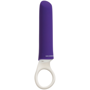 IVIBE SELECT IPLEASE W SILICONE GRIP RING PURPLE/WHIT