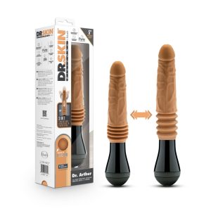 DR SKIN DR. ARTHUR THRUSTING GYRATING VIBRATING DILDO TAN