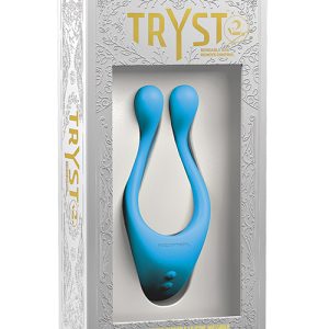 TRYST V2 BENDABLE MULTI EROGENOUS ZONE MASSAGER W/ REMOTE TEAL