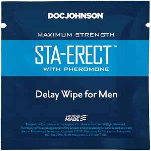 STA-ERECT DELAY WIPES W/ PHEROMONE