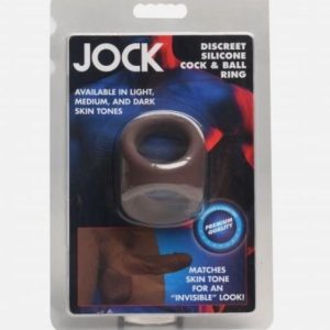 JOCK SILICONE COCK & BLL RING DARK