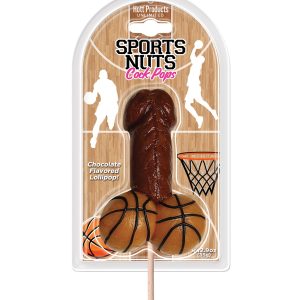 SPORTS NUTS COCK POPS BASKET BALLS CHOCOLATE LOVERS