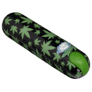 STUBBY VIBE BLACK/CANNABIS LEAF