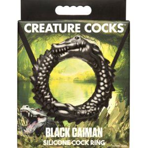 CREATURE COCKS BLACK CAIMAN COCK RING