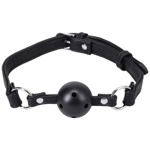 KINK CURIOUS BALL GAG & NIPPLE CLAMPS SET BLACK