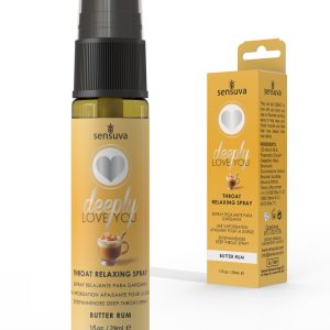 DEEPLY LOVE YOU THROAT SPRAY RELAXING BUTTER RUM 1 FL OZ