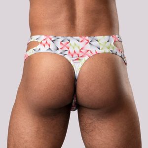 CUT IT OUT! CUTOUT THONG RED L/XL
