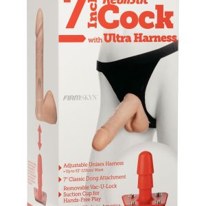 ULTRA HARNESS 2 & PLUG W/7IN COCK BULK