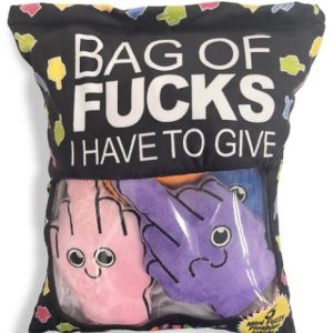 PLUSHY PILLOW BAG OF FUCKS TO GIVE