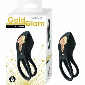 GOLD GLAM COCKRING BLACK