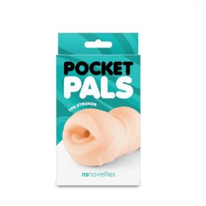 POCKET PALS MOUTH STROKER WHITE
