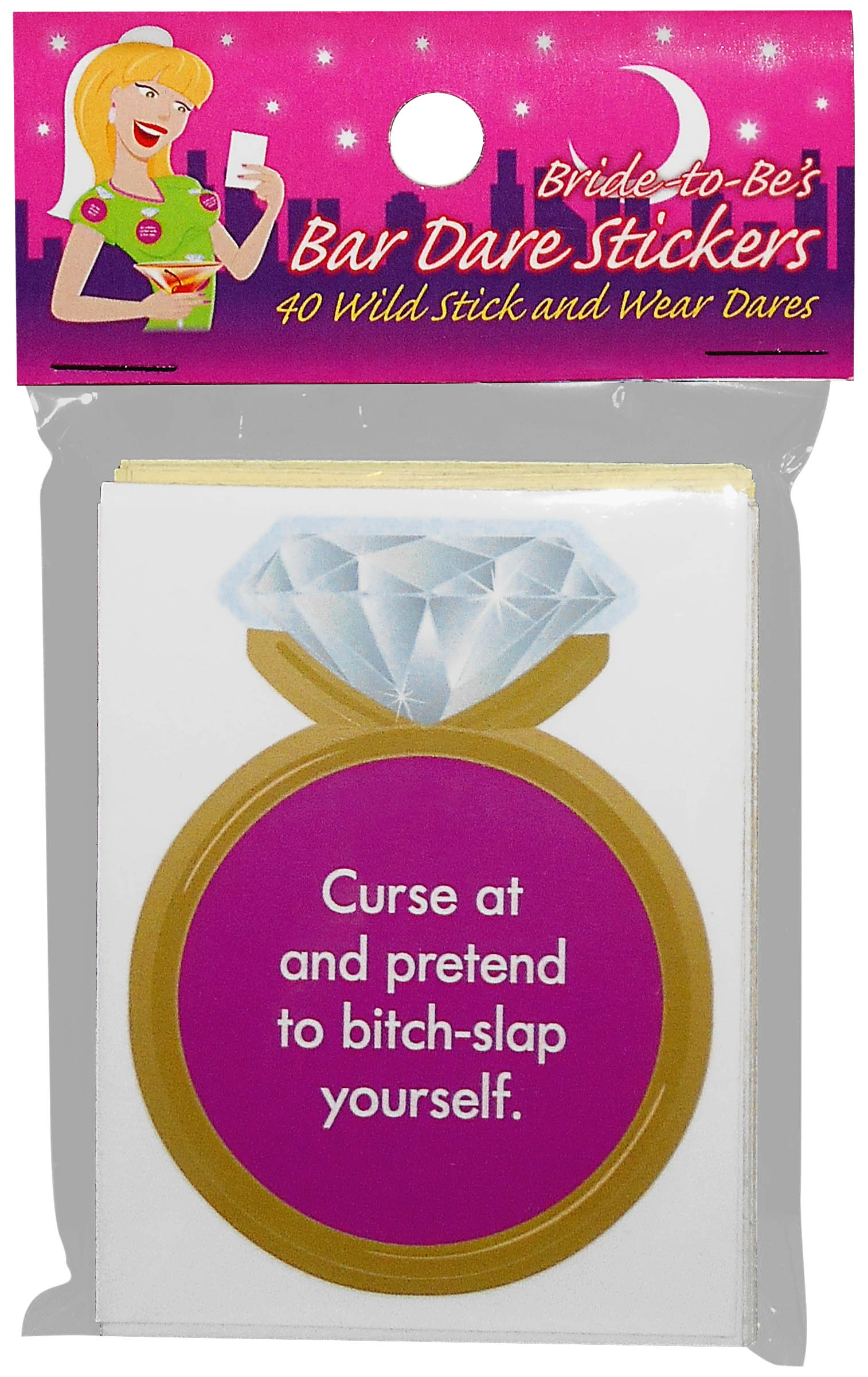 BRIDE-TO-BE BAR DARE STICKERS