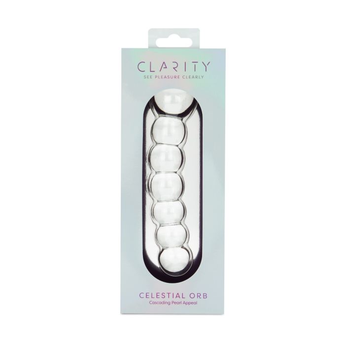CLARITY GLASS DILDO CELESTIAL ORB