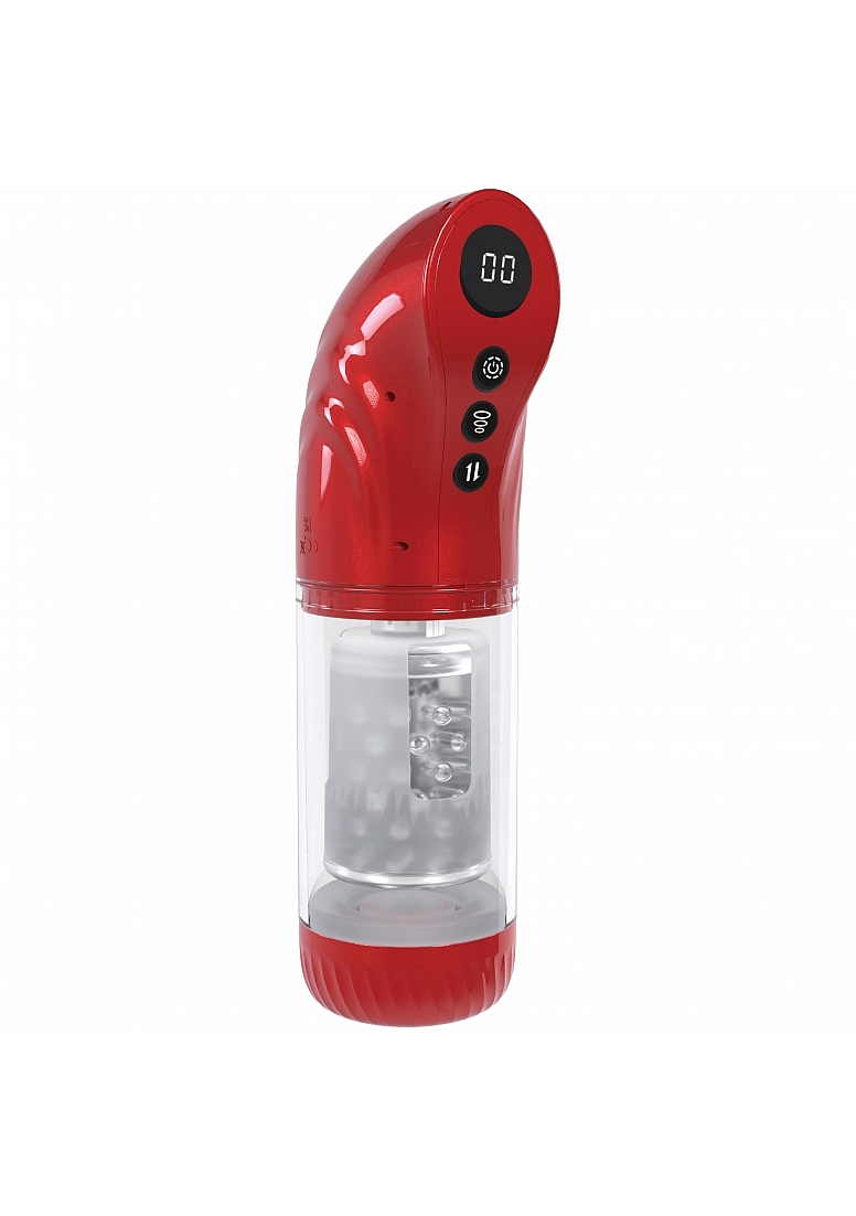 PUMPED STROKEMATE MASTURBATOR SUCTION ROTATION THRUSTING