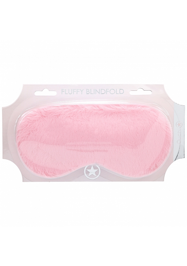 OUCH FLUFFY MASK POWDER PINK