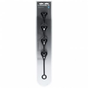 LEVELZ WATERDROP SILICONE ANAL BALLS XL 50MM BLACK