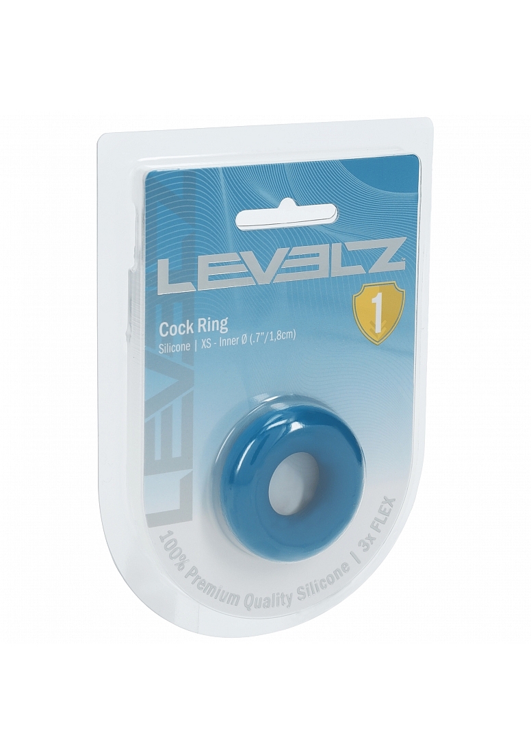 LEVELZ SILICONE COCK XS RING TEAL