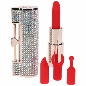 LOVELINE DIAMOND LIPSTICK VIBRATOR IRIDESCENT