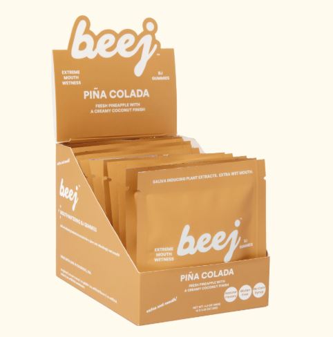 BEEJ PINA COLADA MOUTH WATERING GUMMIES (BOX OF 12)